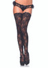 LA9985, Stay Up Floral Lace Thigh High