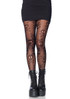 LA9986, Skull Net Pantyhose