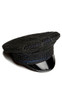 Patrol Hat with rhinestone overlay and vinyl brim.