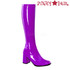 Purple GoGo-300 Women's Go Go Boots | Pleaser