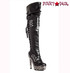 LOKIE, Thigh High SteamPunk Fashion Boots by Hades