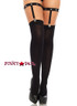 Black Studded Garter Suspender (LA2333) by Leg Avenue