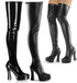 5" Platform Stretch Thigh High Boot | Pleaser ELECTRA-3000Z