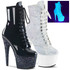 Adore-1020LG, 7 Inch Glitter Platform Ankle Boots By Pleaser USA