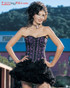 Satin and lace corset * 8991