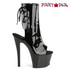 Exotic Dancer Sky-1018, 7 Inch Open Toe and Back Ankle Boots Side View