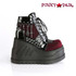 Women Demonia Stomp-18 Women Charms Platform Booties side view