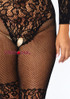 LA89190Q, Vine Lace Bodystocking LA89190Q, Vine Lace Bodystocking