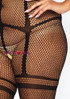 LA89226Q, Fishnet Halter Bodystocking