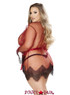 R-LI232Q, Sheer Robe with Eyelash Detail