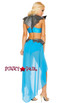 Roma Costume | R-4787, Mother of Dragon full back view