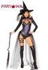 Dark Witch Romper Costume Roma | R-4793 full front view