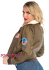 Leg Avenue | TG86735, Top Gun Bomber Jacket back view