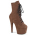 Adore-1020FS, Brown Suede Ankle Boots | Pleaser