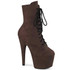 Adore-1020FS, Dark Brown Suede Ankle Boots | Pleaser