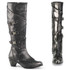 MAIDEN-8820, Cosplay Knee High Boots with Metal Buckles | Funtasma