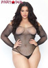 Crystalized Long Sleeved Bodysuit Leg Avenue | LA89231X Crystalized Long Sleeved Bodysuit Leg Avenue | LA89231X