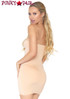 Leg Avenue | NK002, Seamless Tube Dress color Nude back view