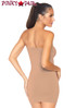 Leg Avenue | NK002, Seamless Tube Dress color Beige back view