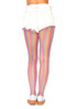 Rainbow Fishnet Tights Leg Avenue LA-9308 color pink back view