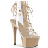 Stripper Shoes | Aspire-600-30, 6 Inch Clear Ankle Boots with Lace up