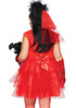 LA-86730X, Plus Size Beetle Bride Costume by Leg Avenue