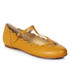 BP100-MAILA, Yellow Flat T-Strap Ballet by Bettie Page Shoes