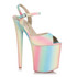 850-Bubble, 8 Inch Glitter Platform Sandal by Ellie Shoes