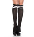 Knee High with Double Striped Top by Music legs ML-5652