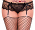 Music Legs ML-7721Q, Plus Size All Over Lace Garterbelt