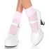 Music Legs | Baby Pink Ankle High with Ruffle Trim, ML-514