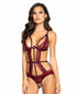 Roma R-LI353, Cutout Crotchless Teddy color Red