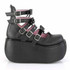 Violet-45, Multi Straps Platform Maryjane Pump side view