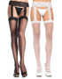 1767, Stockings with Attached Lace Garter belt By Leg Avenue