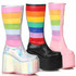 500-JADA, Chunky Rainbow Boots by Ellie