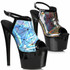 709-ZION, Holographic Sandal by Ellie Shoes