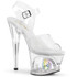 Moon-708DIA, Platform Sandal with Crystal Glass Diamond by Pleaser