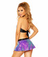 J. Valentine JV-FF402, Purple Sequin Skirt Back View