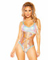 JV-FF395, Holographic Rose Gold Waist Cincher by J. Valentine