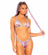 JV-FF312, Double Strap Bottom by J Valentine Color Rose Prism Velvet