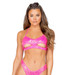 R-3804, SEQUIN HALTERED Hot Pink TOP by Roma Costume