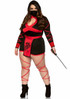 Leg Avenue LA-85401X, Plus Size Dragon Ninja Costume