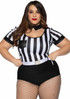 Plus Size No Rules Referee Costume by Leg Avenue | LA-85436X