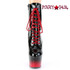 ADORE-1020BR-H, Front View 7" Two Tone Black/Red Lace Ankle Boots