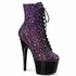 Adore-1020OMBG, 7" Multi Glitter Ankle Boots by Pleaser