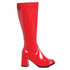 Red Gogo Boot Wide Calf