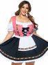 LA-86746X, Plus Size Beer Girl Costume By Leg Avenue