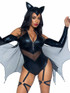 LA87074, Midnight Bat Costume By Leg Avenue