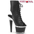Pleaser | Spectator-1016, 7" Textured Platform Open Toe/Heel