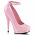 SULTRY-686, 6" Baby Pink ankle Strap Pump By Fabulicious